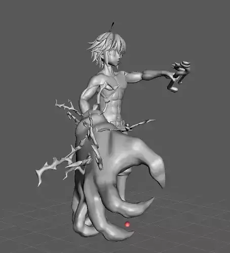Demon Meliodas Nanatsu no Taizai 3D Model