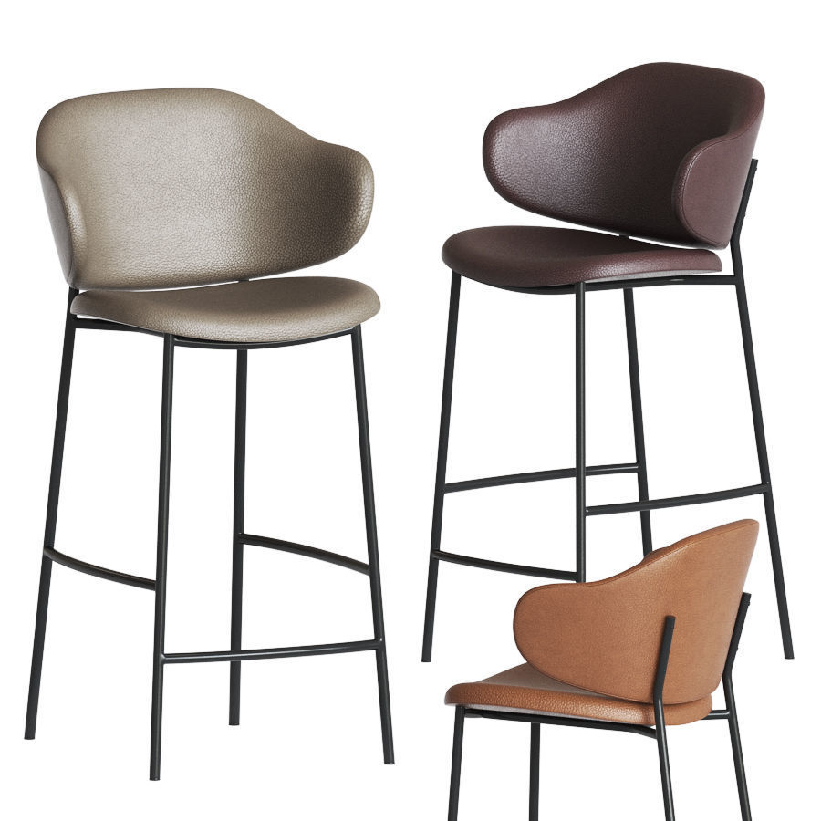 Calligaris Holly Bar Stool 3D model CGTrader