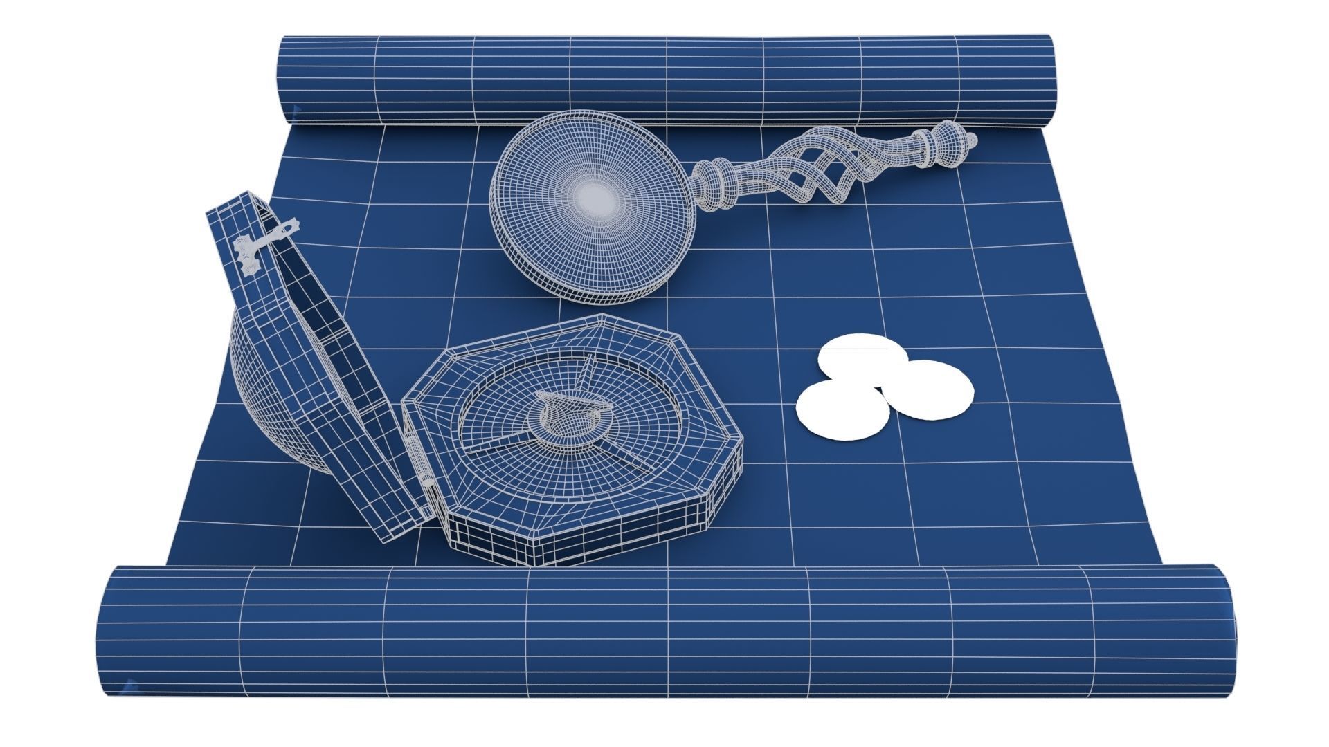 Ancient Treasure Hunter Kit 2 3D model_23