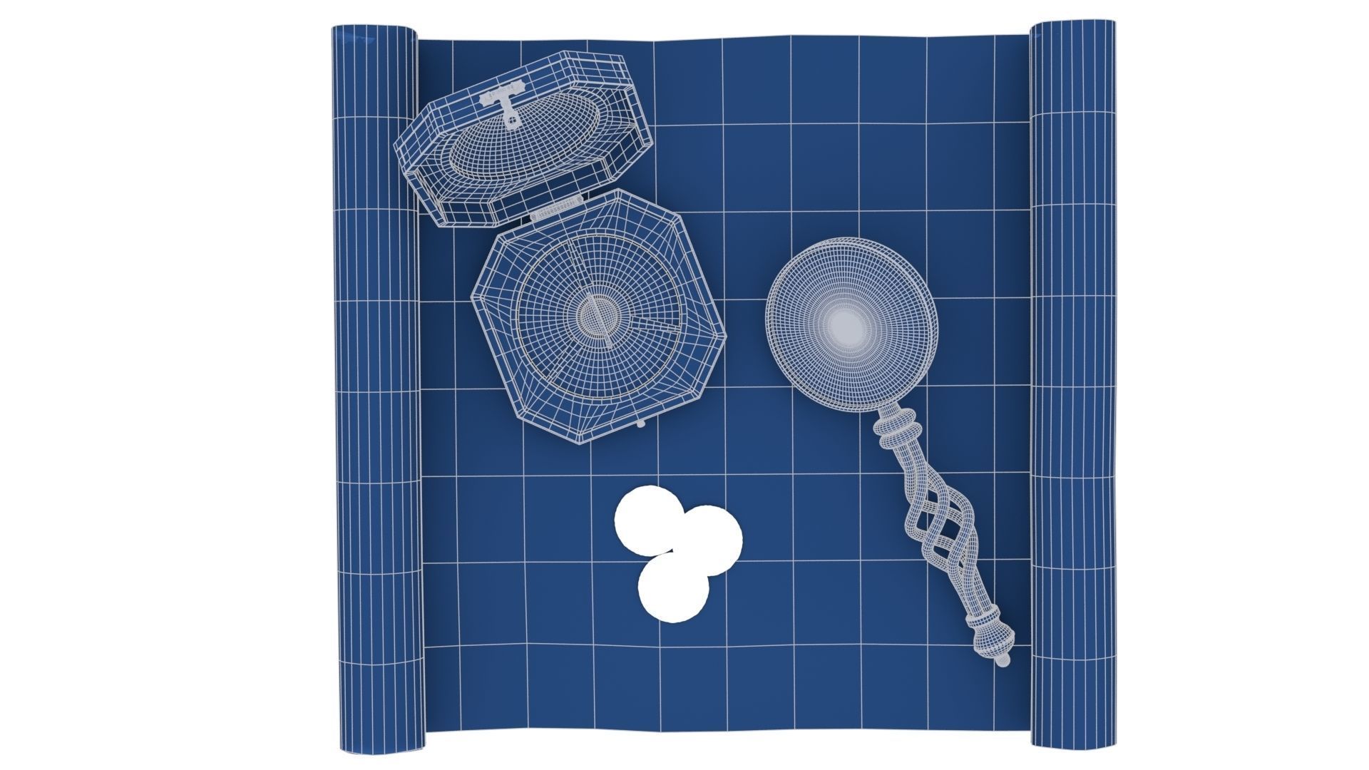 Ancient Treasure Hunter Kit 2 3D model_24