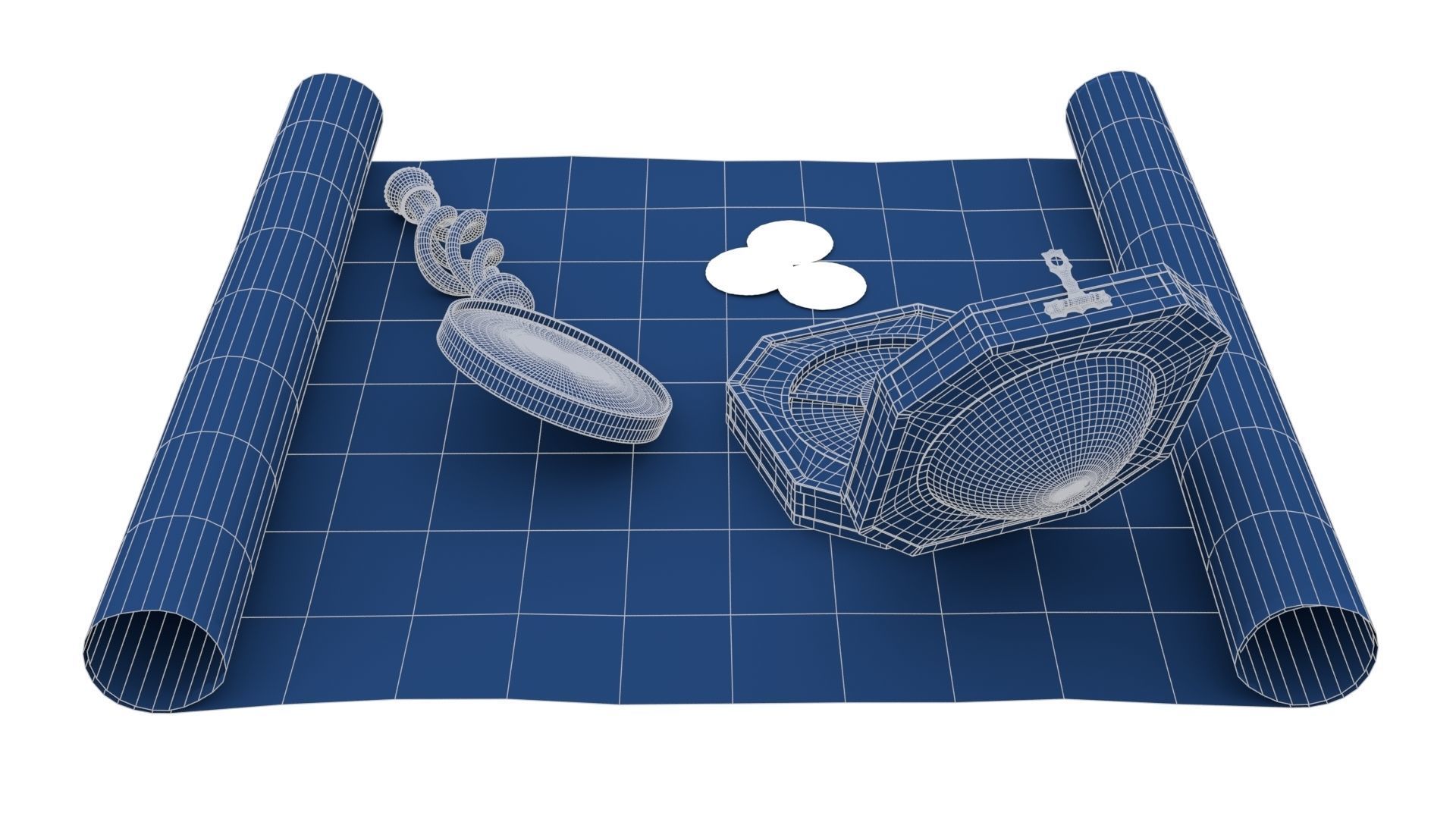 Ancient Treasure Hunter Kit 2 3D model_25