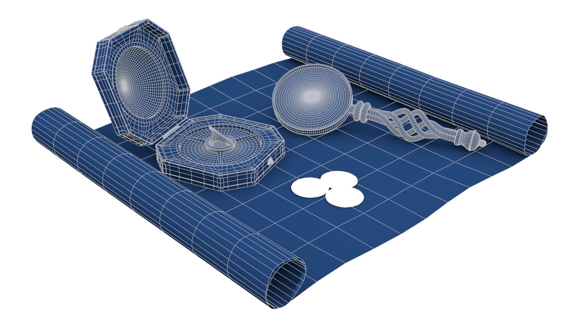 Ancient Treasure Hunter Kit 2 3D model_26