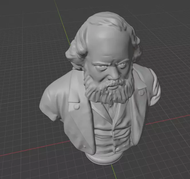 Mikhail Alexandrovich Bakunin 3D print model_9