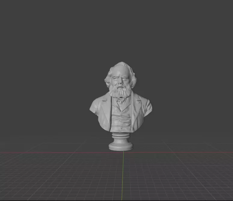 Mikhail Alexandrovich Bakunin 3D print model_0