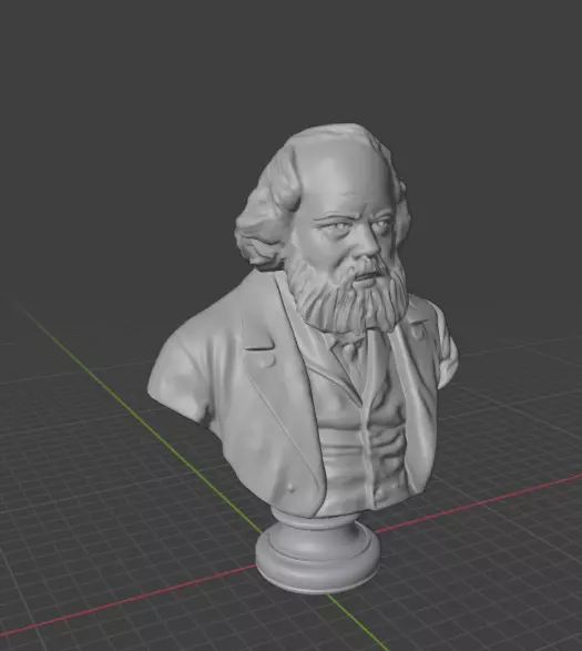 Mikhail Alexandrovich Bakunin 3D print model_22
