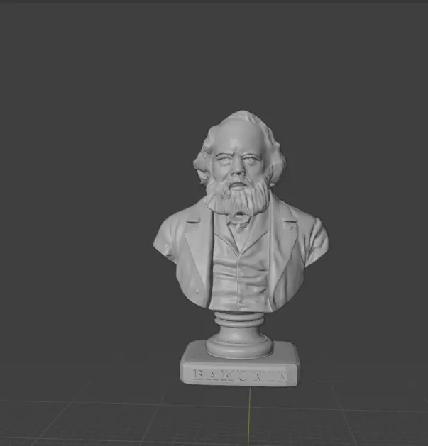 Mikhail Alexandrovich Bakunin 3D print model_21