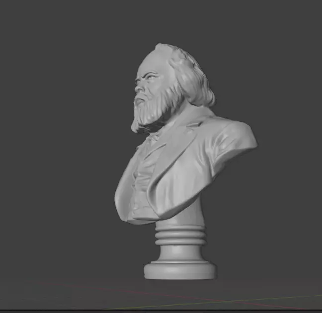 Mikhail Alexandrovich Bakunin 3D print model_3