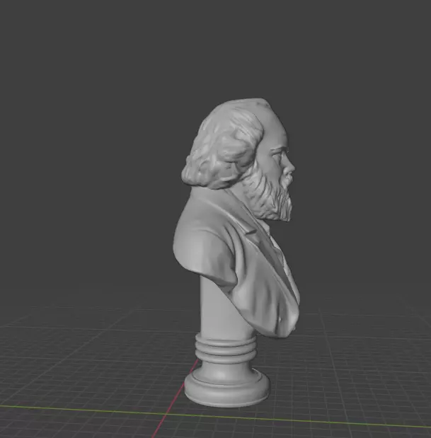 Mikhail Alexandrovich Bakunin 3D print model_24