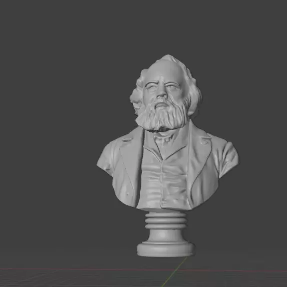 Mikhail Alexandrovich Bakunin 3D print model_6
