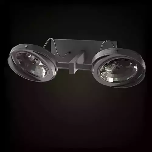 Black Over Head Lighting   Outdoors