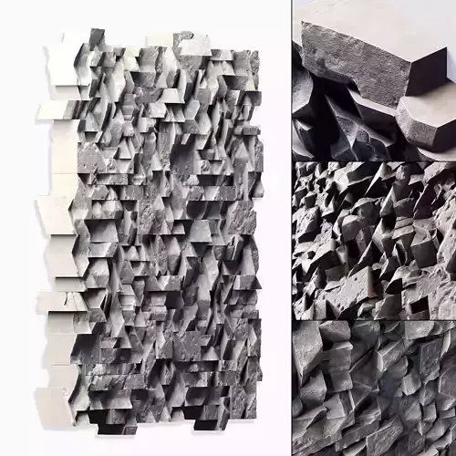 Panel Big Rock block stone n1