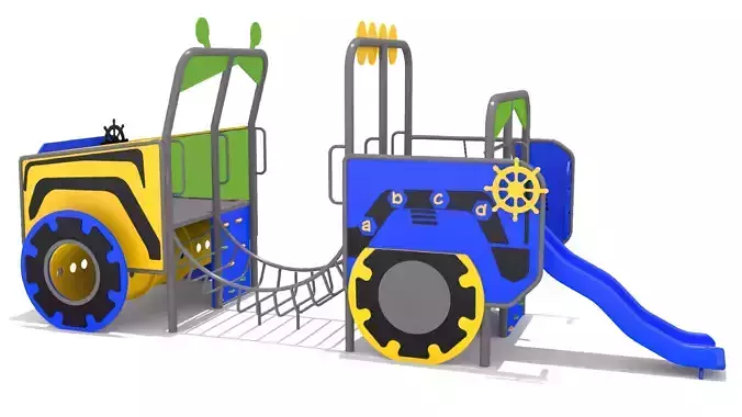 Playground- Jeep Vehicle Playset 3D model