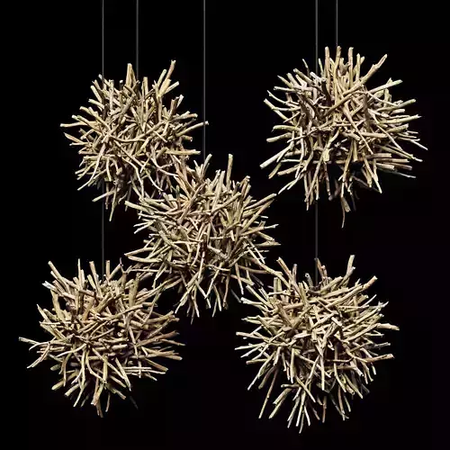 Panel Big Rock block stone n1 3D model