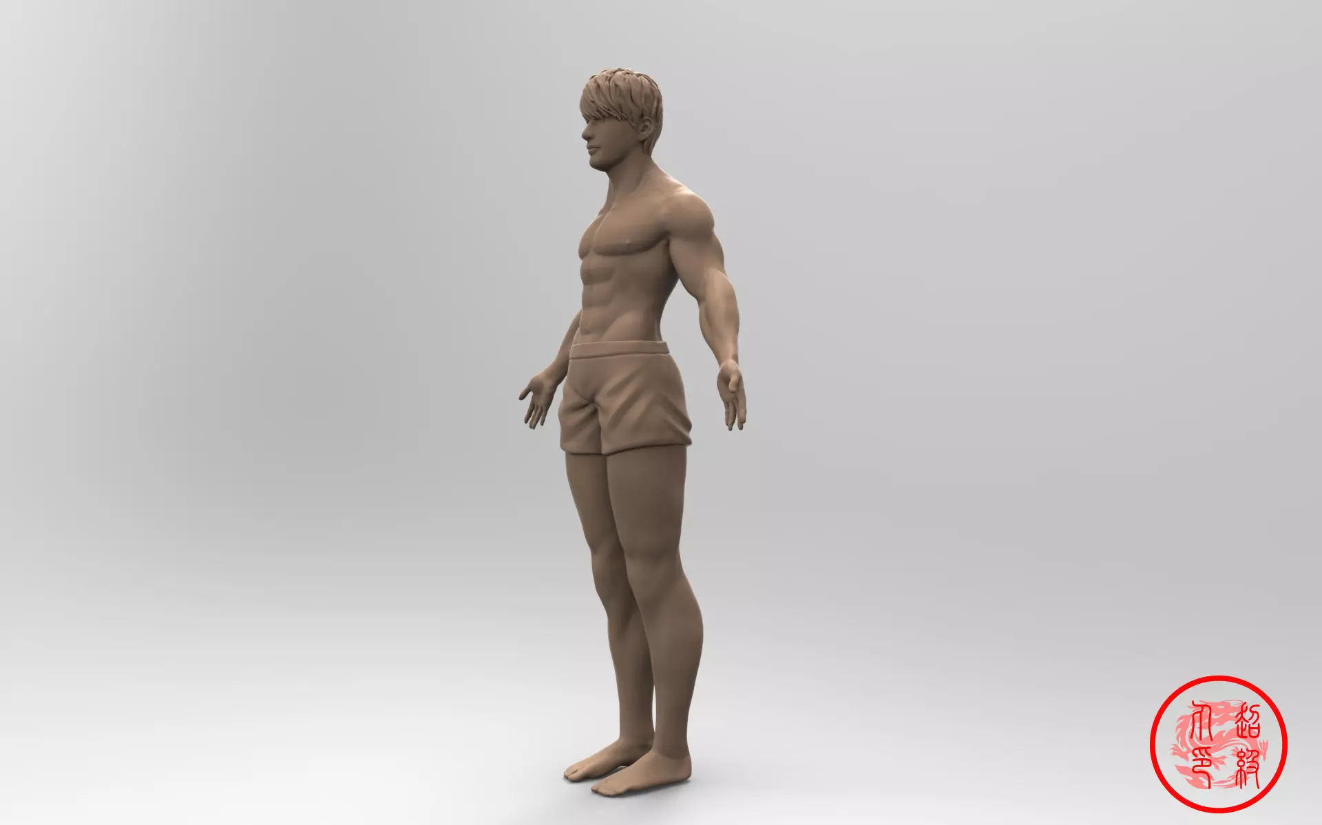 The handsome boy in Asia 3D print model_0