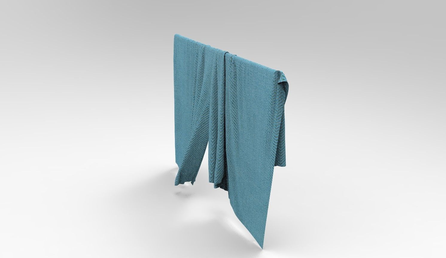 Curtain Cloth 5 Low-poly 3D model_12