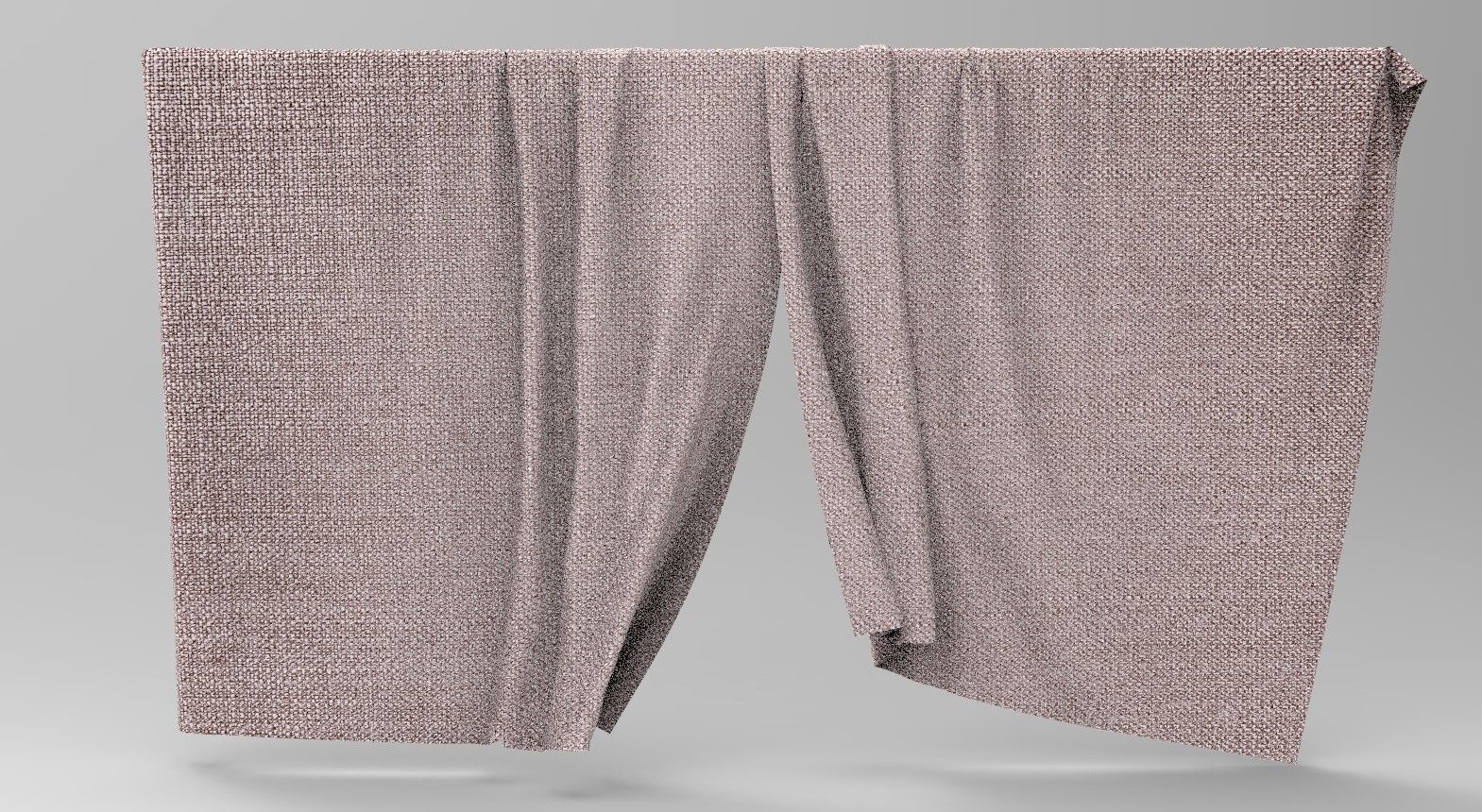 Curtain Cloth 7 Low-poly 3D model_3