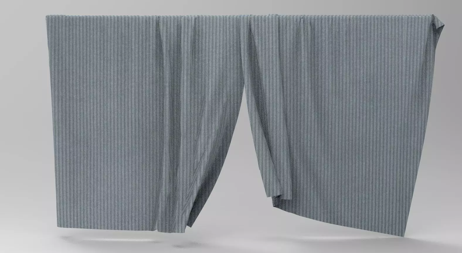 Curtain Cloth a Low-poly 3D model_0