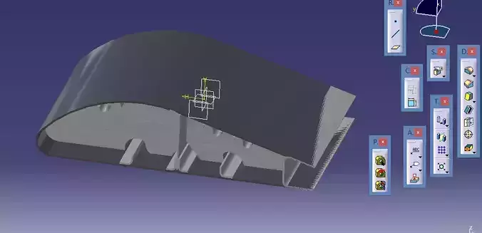 airfoil cad model