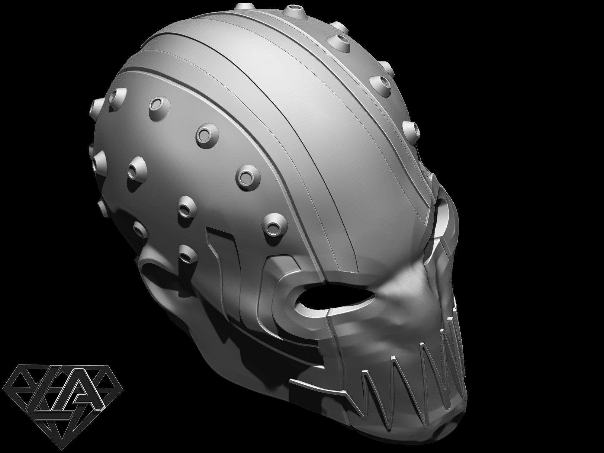 Cybersoul custom helmet 3D print model_6