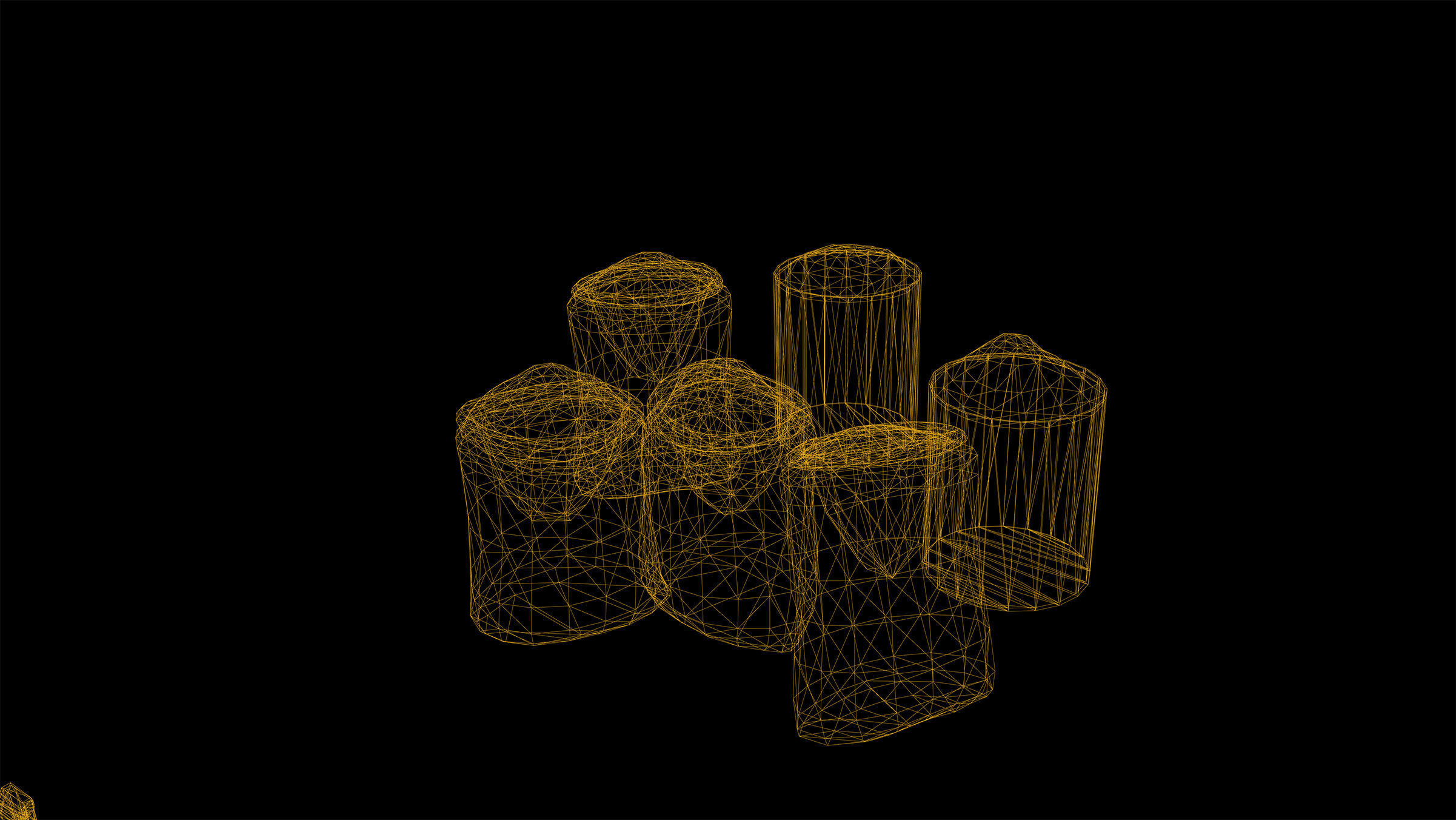 Groceries Set Vegetable Fruit Basket Game Ready Low-poly 3D model_7