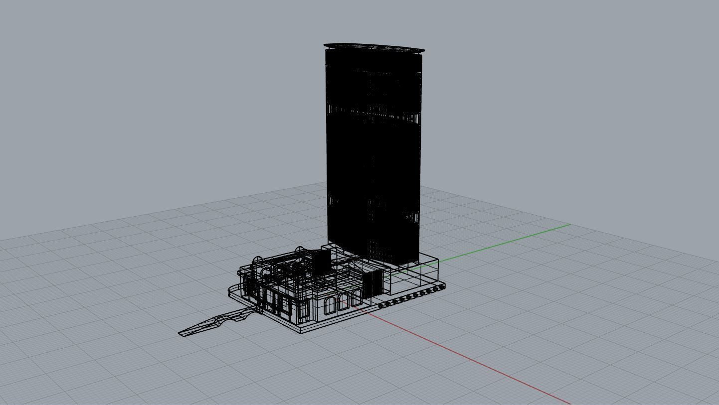 New York Metlife and Gran Central Station Building New York 3D print model_2