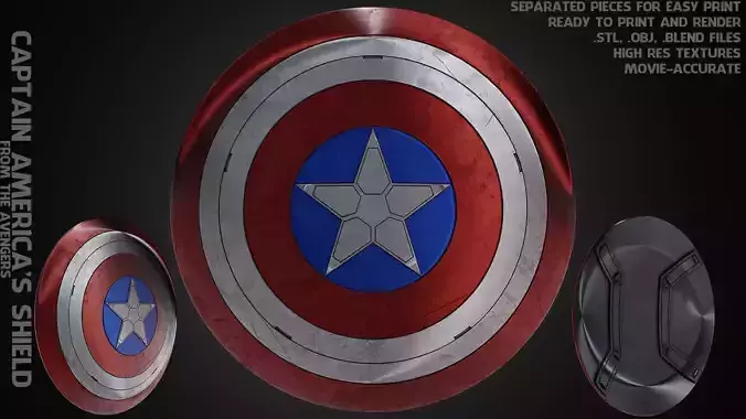 Captain America Vibranium Shield for Cosplay