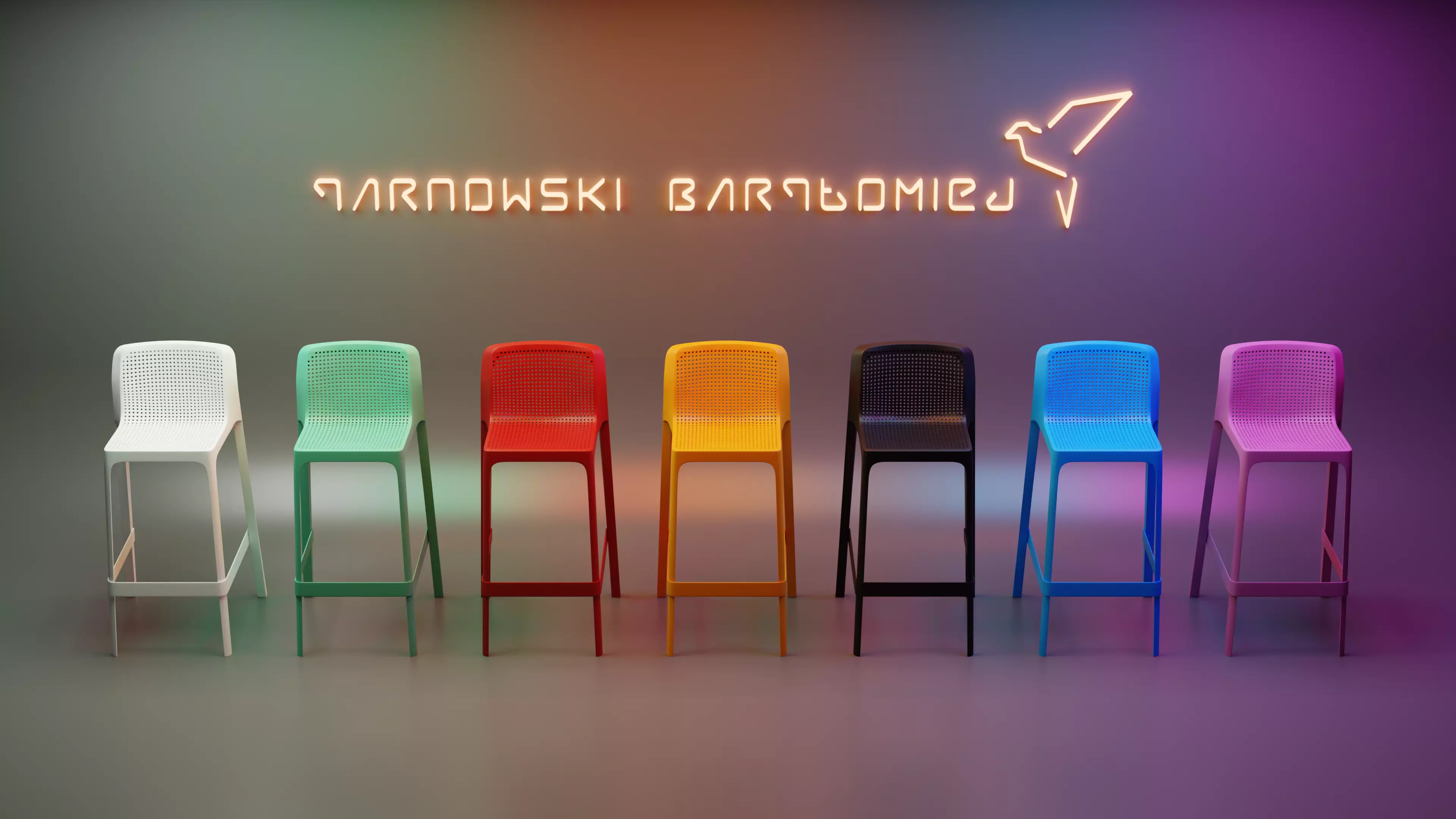 Pub Chair 3D model