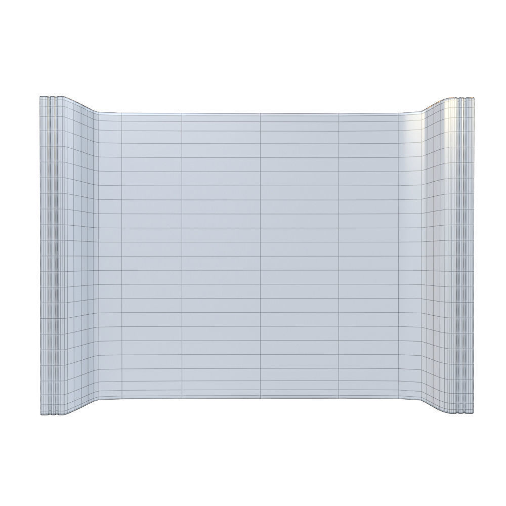 Hersheys RedWhiteBlue Chocolate Bar 3D model_3