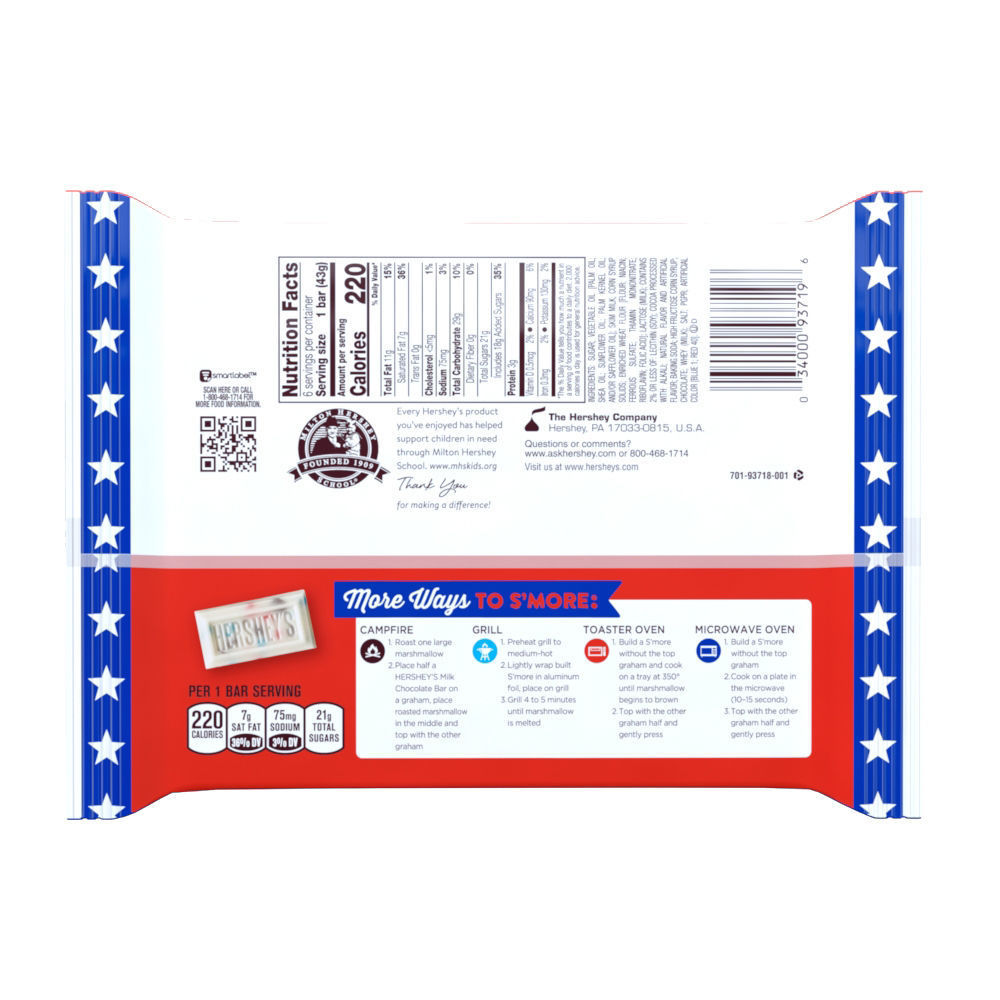 Hersheys RedWhiteBlue Chocolate Bar 3D model_2