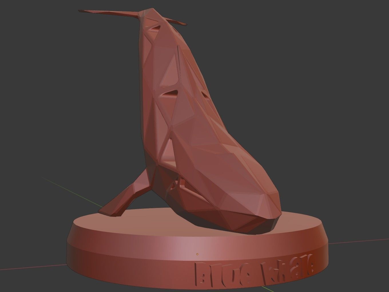 Voronoi Blue Whale 3D print model_10