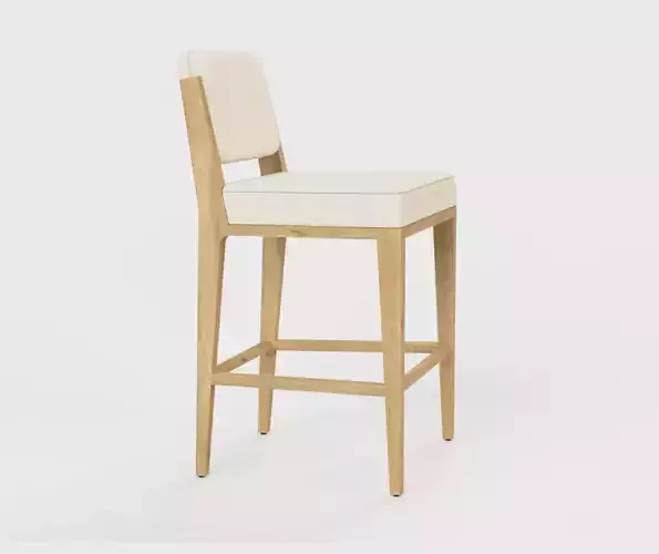 Stool bar kitchen 3D model