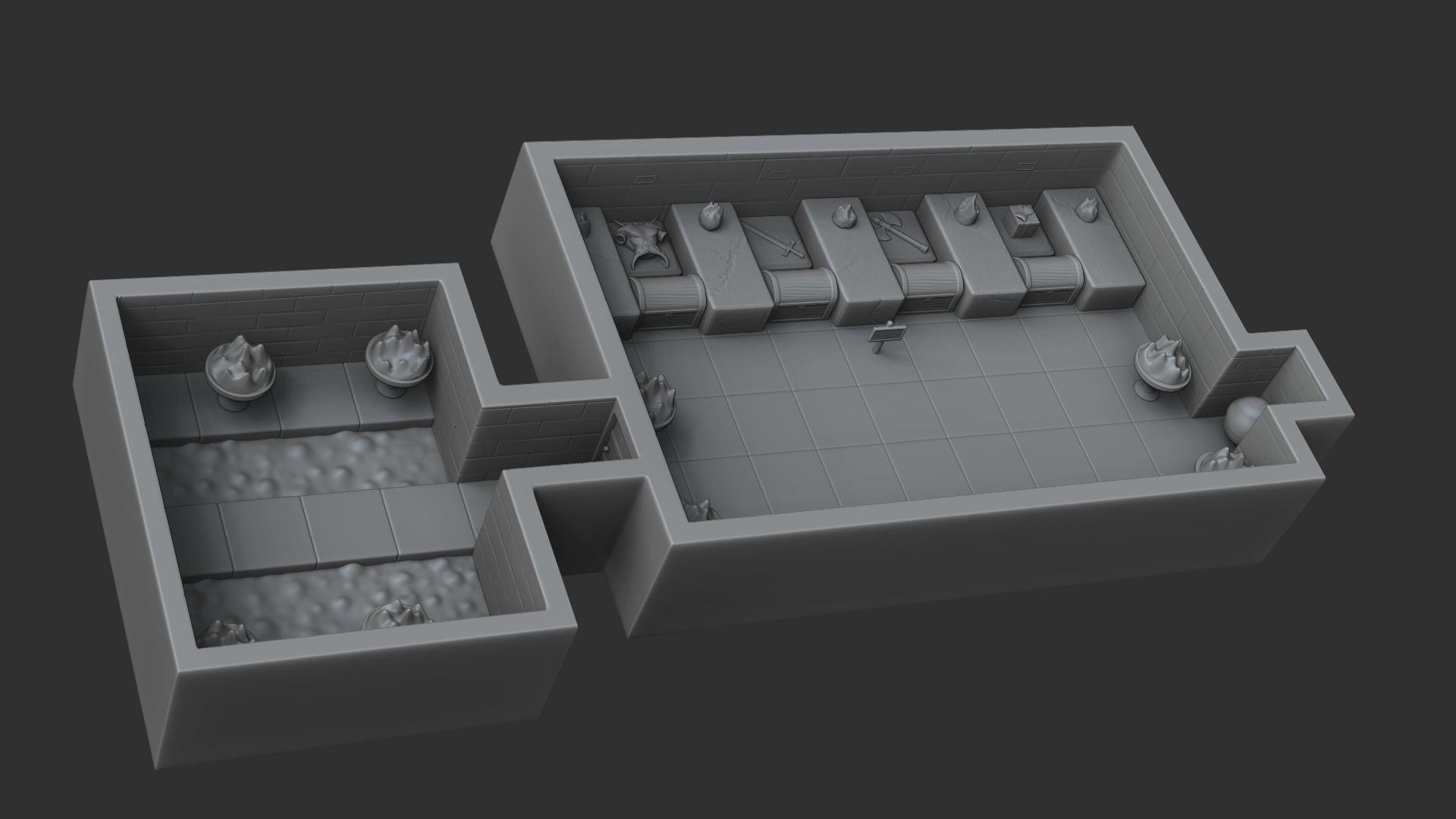 Tibia Annihilator Room - Miniature 3D print model_10