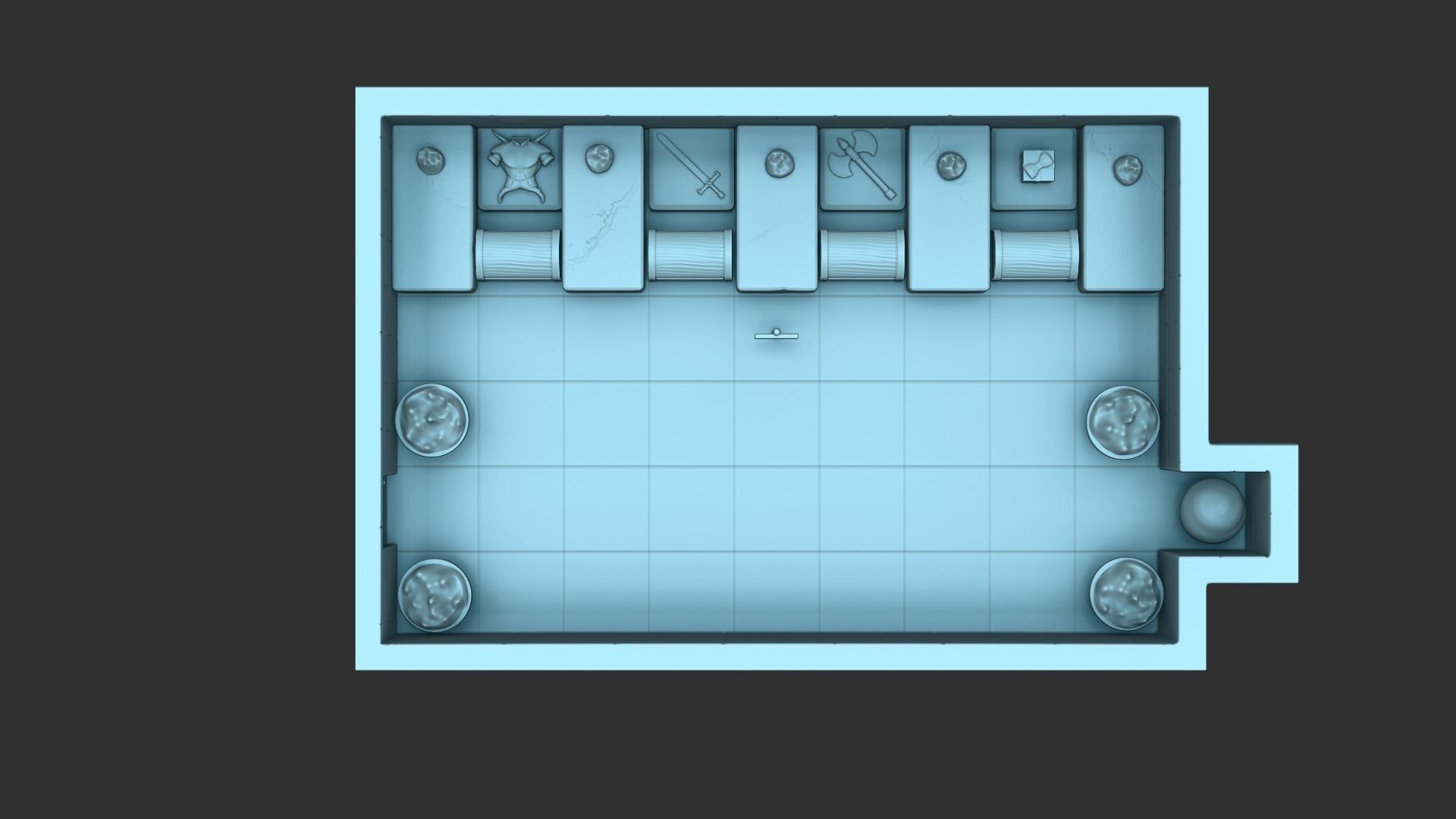 Tibia Annihilator Room - Miniature 3D print model_16