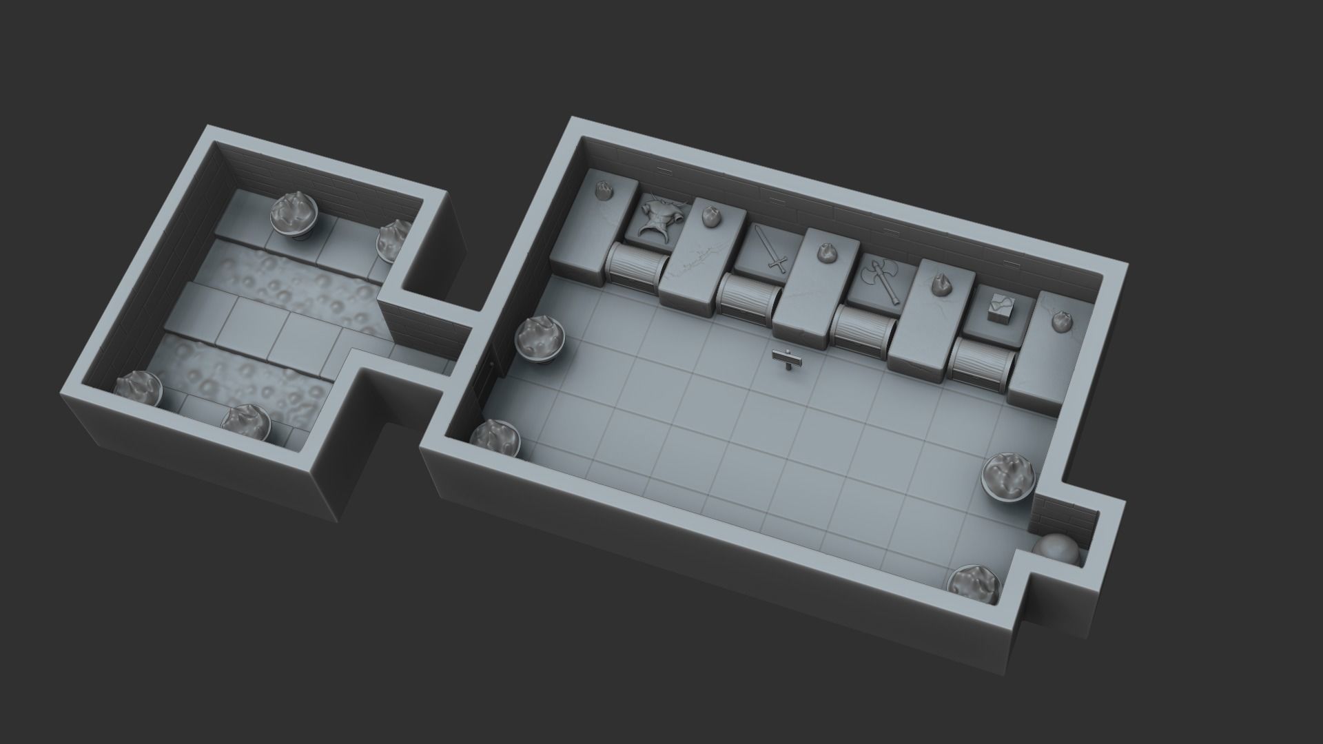 Tibia Annihilator Room - Miniature 3D print model_7
