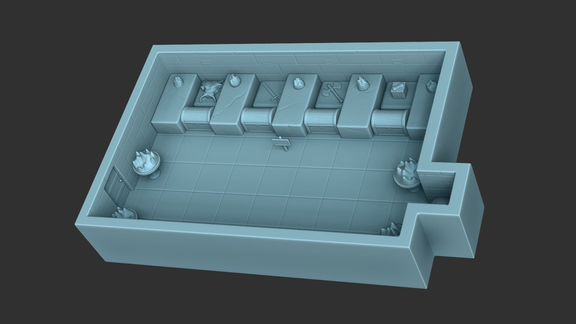 Tibia Annihilator Room - Miniature 3D print model_17
