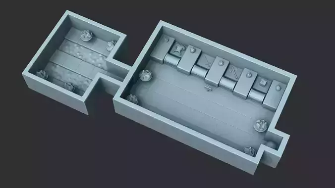 Tibia Annihilator Room - Miniature 3D print model
