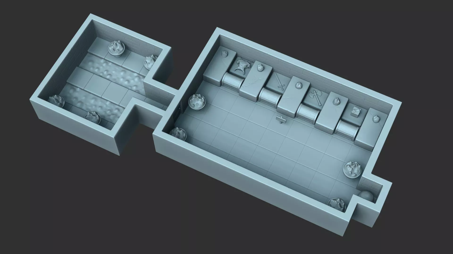 Tibia Annihilator Room - Miniature 3D print model_0