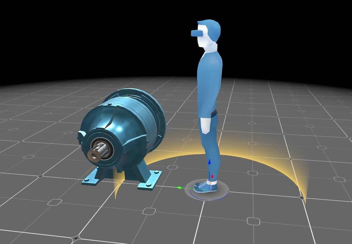 Planetary Gearbox Low-poly 3D model_9