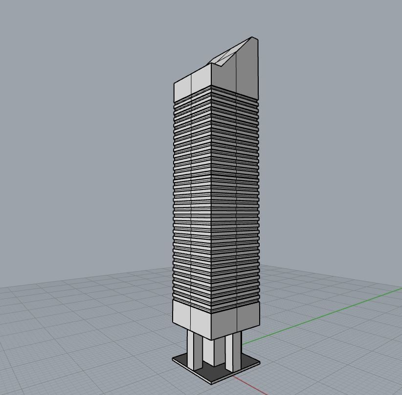 Citigroup Center 601 Lexinton New York 3D print model_6