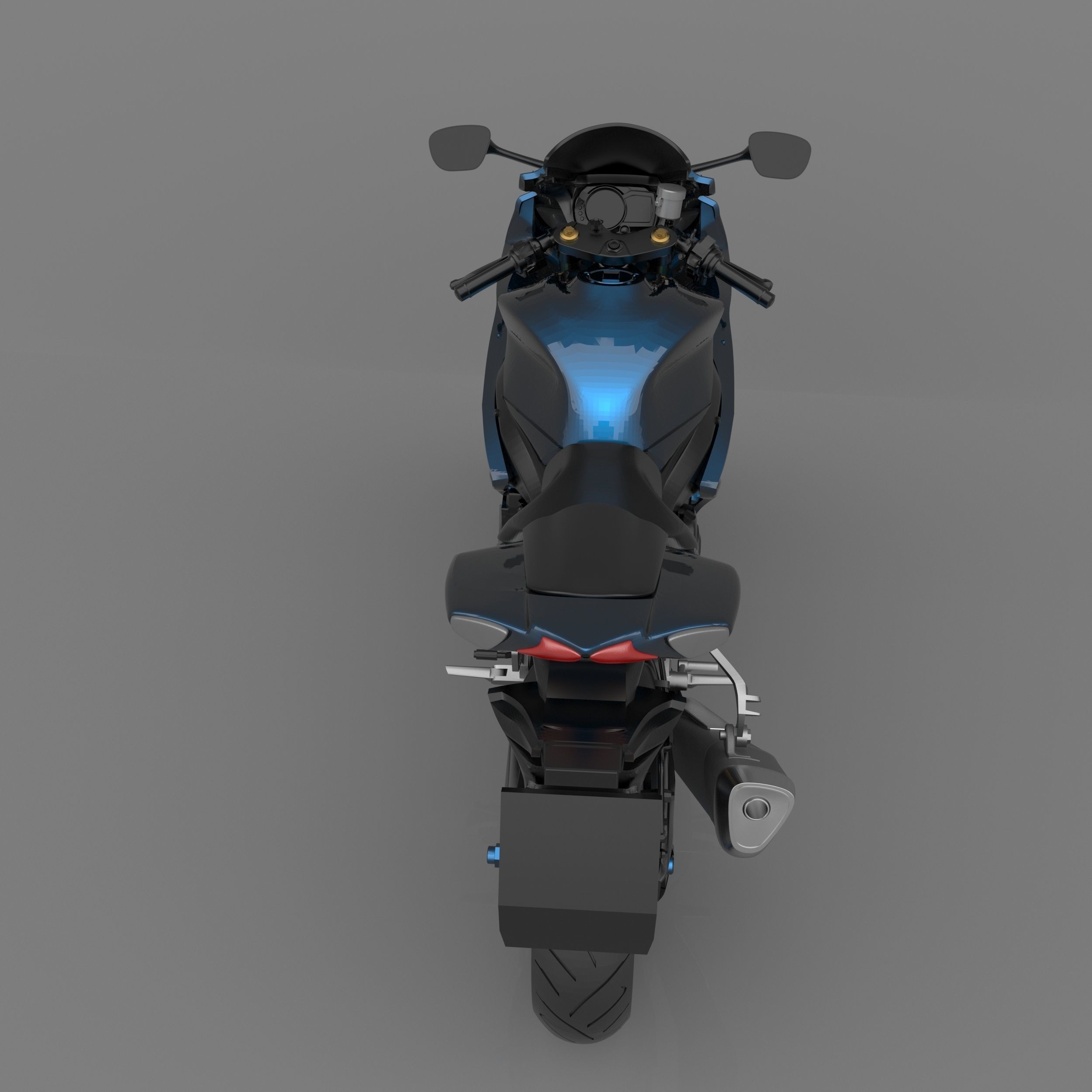 Suzuki GSX-R600 K9 Sport Bike Ready to Print STL File 3D print model_7