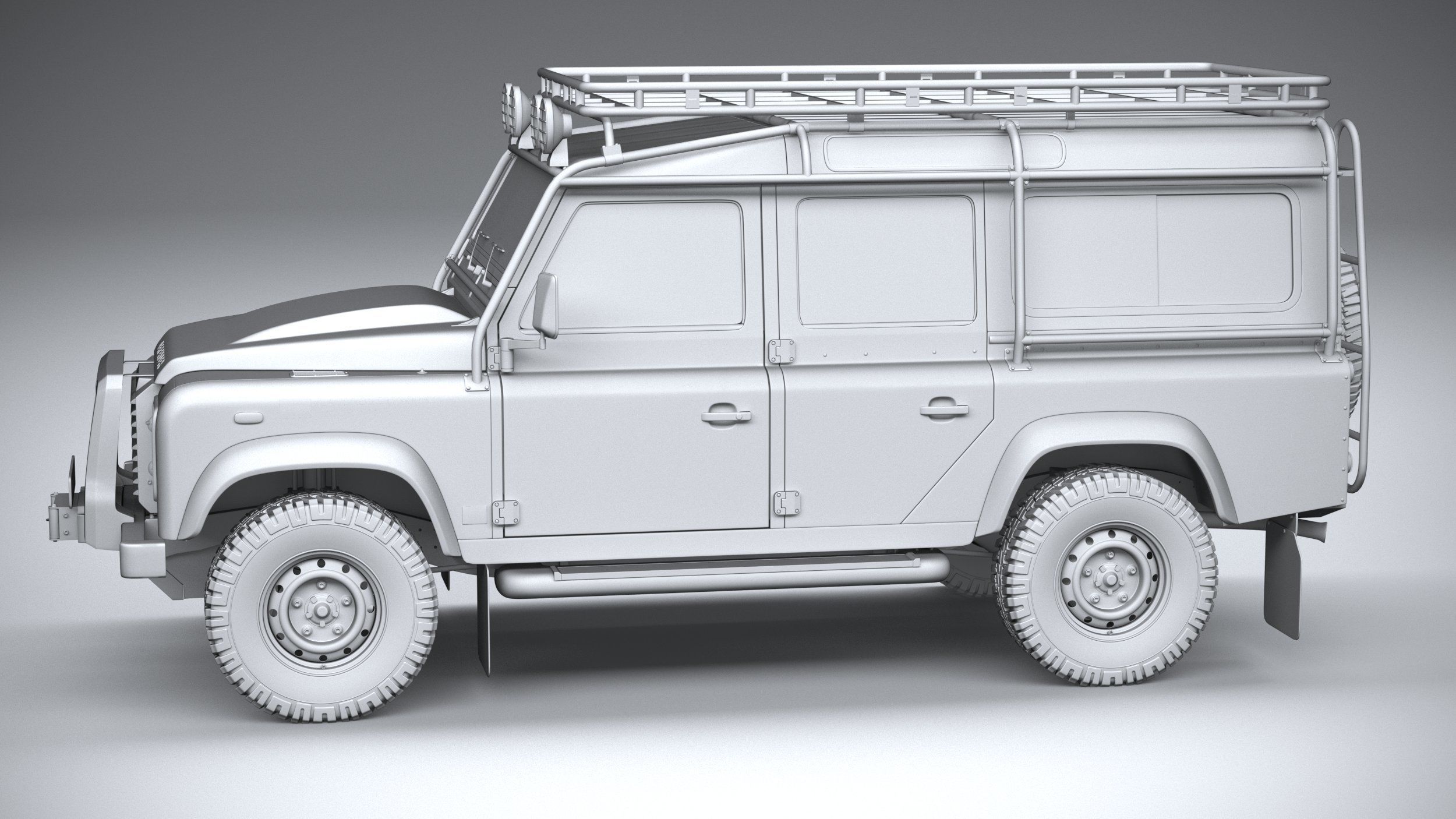 Land Rover Defender Works V8 Trophy 2021 3D model_22