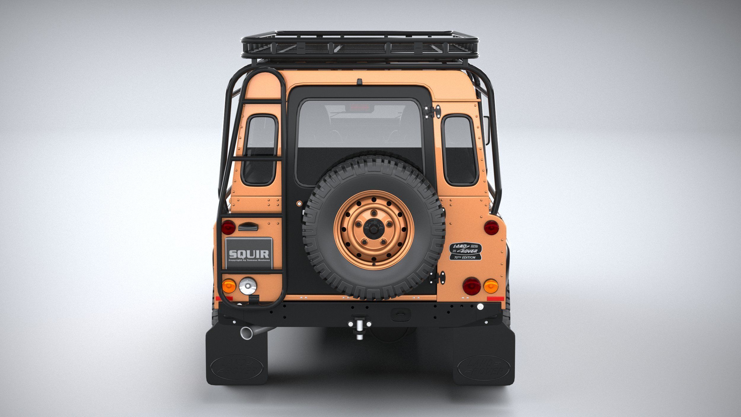 Land Rover Defender Works V8 Trophy 2021 3D model_4