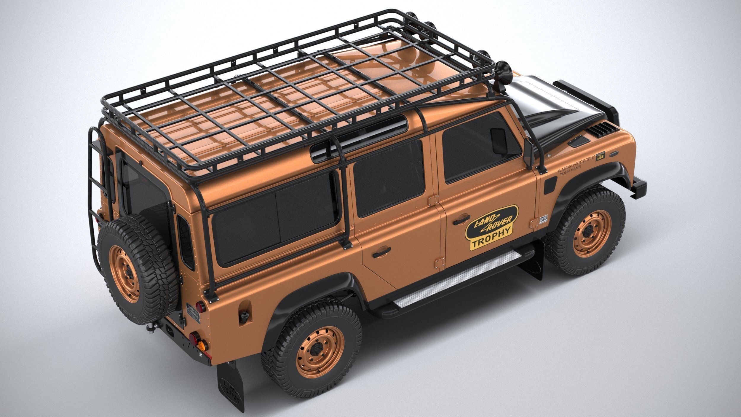 Land Rover Defender Works V8 Trophy 2021 3D model_10