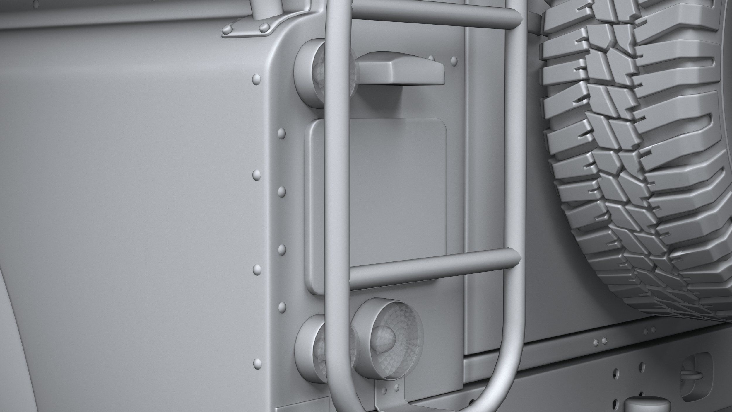 Land Rover Defender Works V8 Trophy 2021 3D model_24