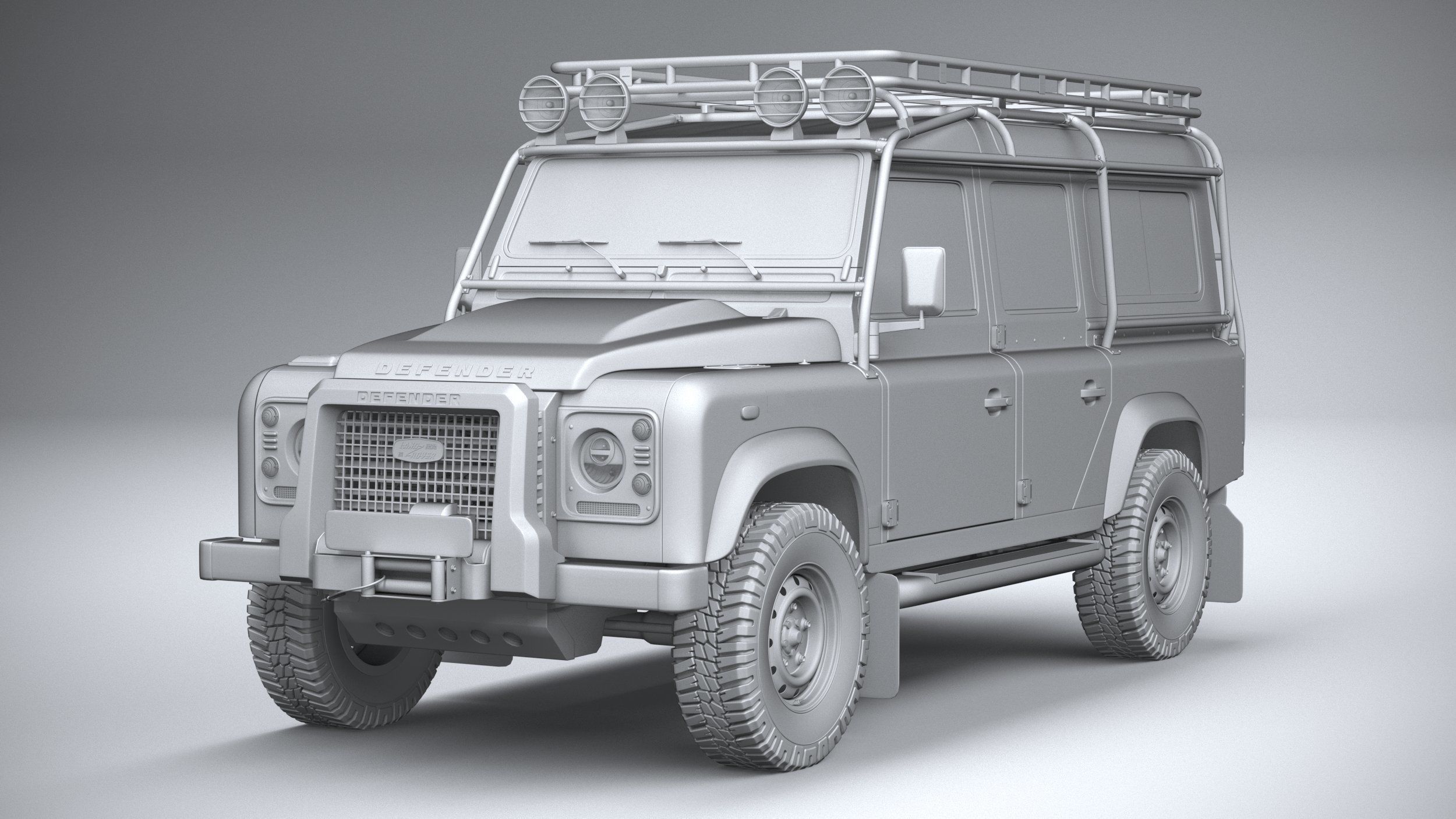 Land Rover Defender Works V8 Trophy 2021 3D model_20
