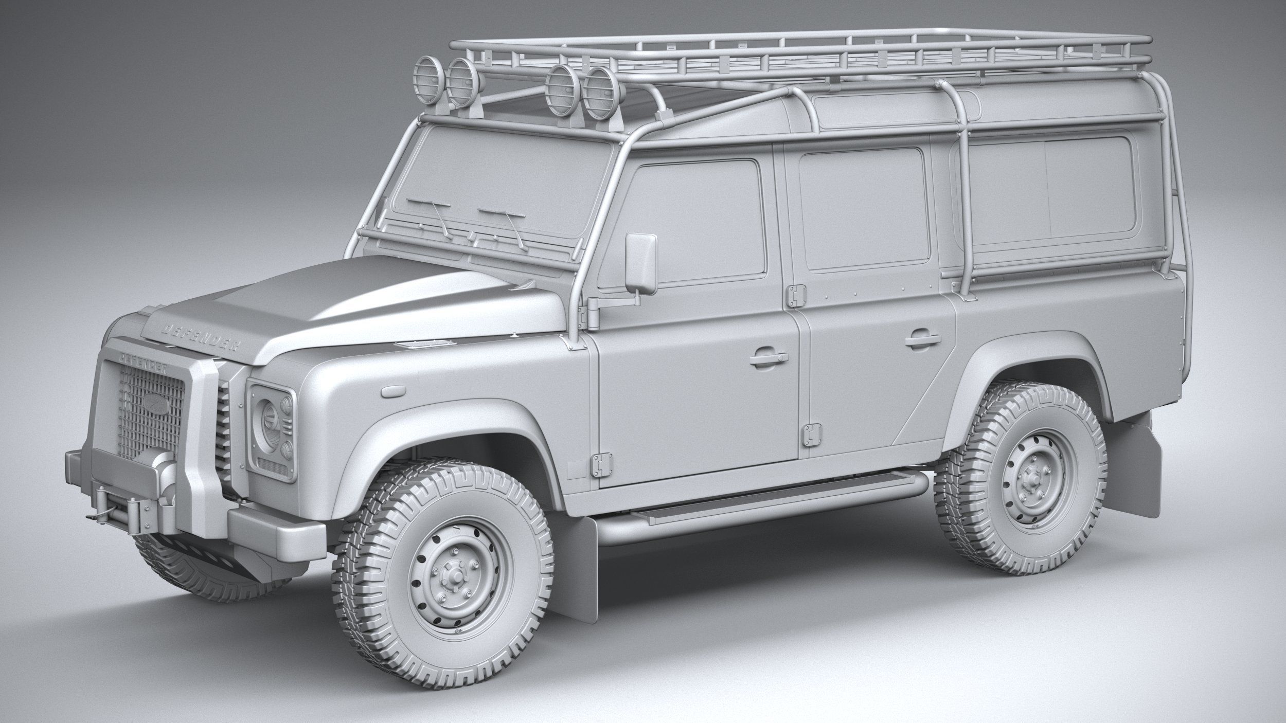 Land Rover Defender Works V8 Trophy 2021 3D model_19