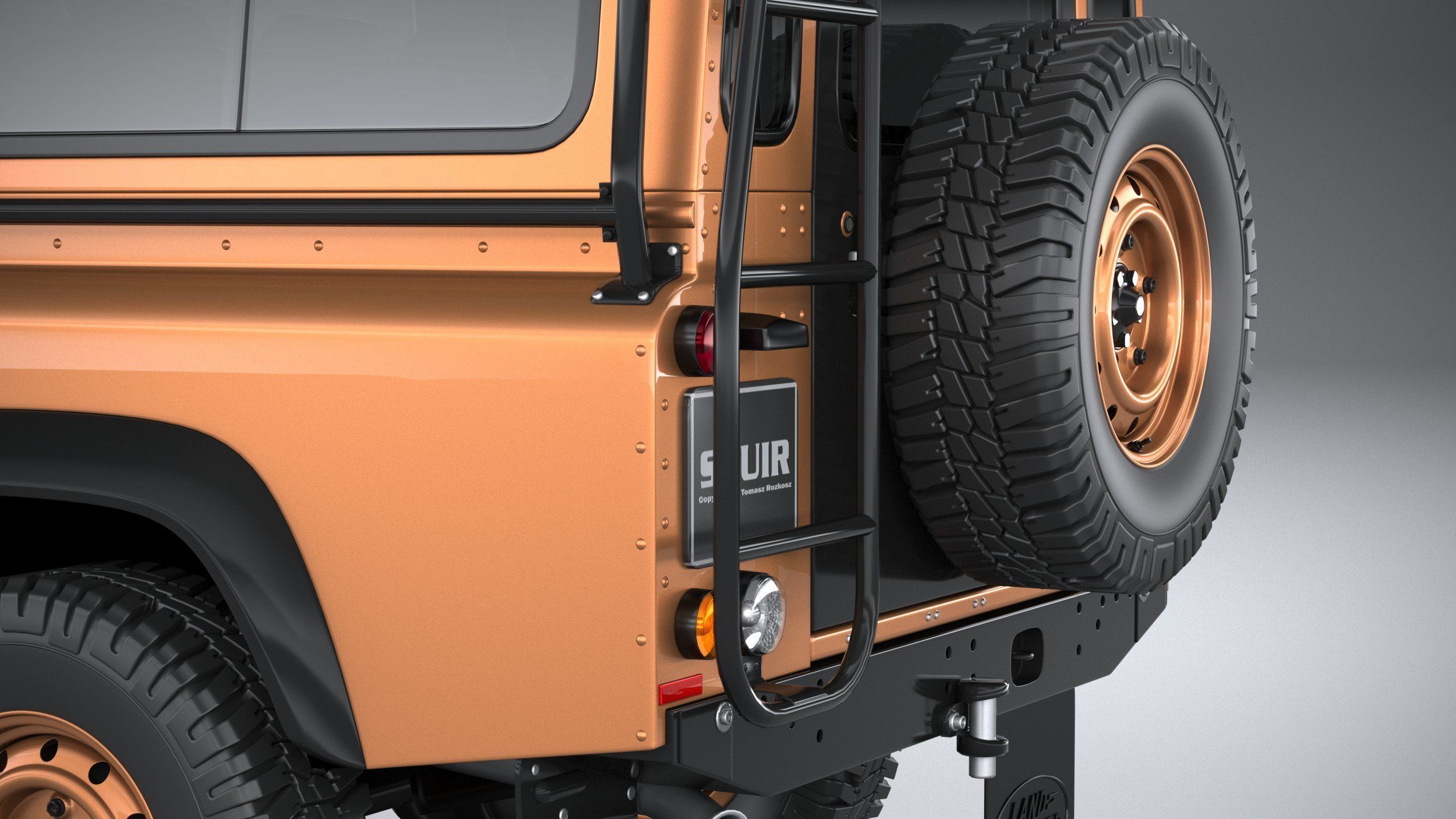 Land Rover Defender Works V8 Trophy 2021 3D model_6