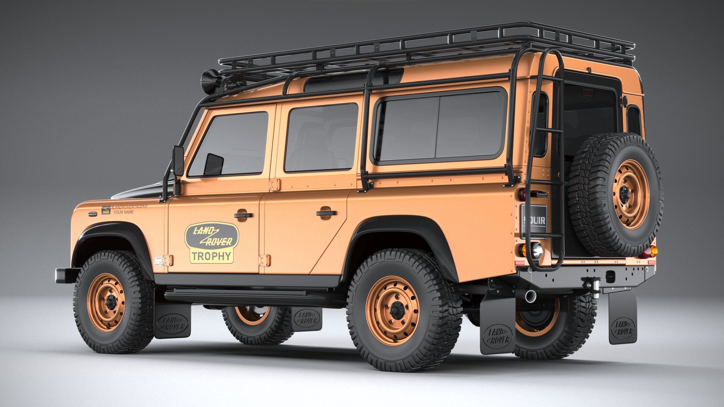 Land Rover Defender Works V8 Trophy 2021 3D model_5