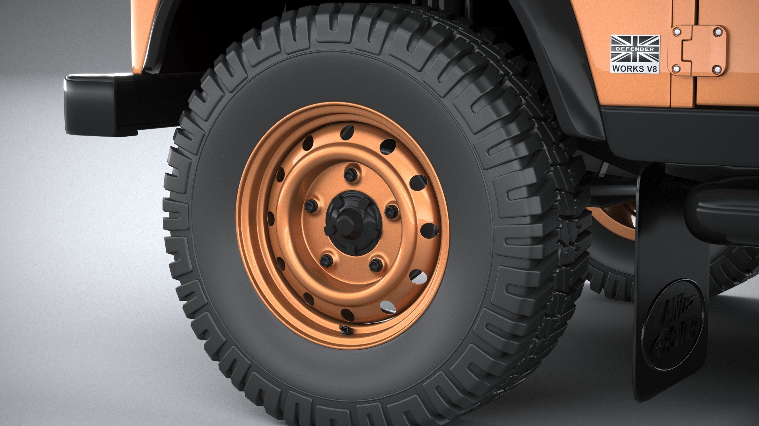 Land Rover Defender Works V8 Trophy 2021 3D model_16