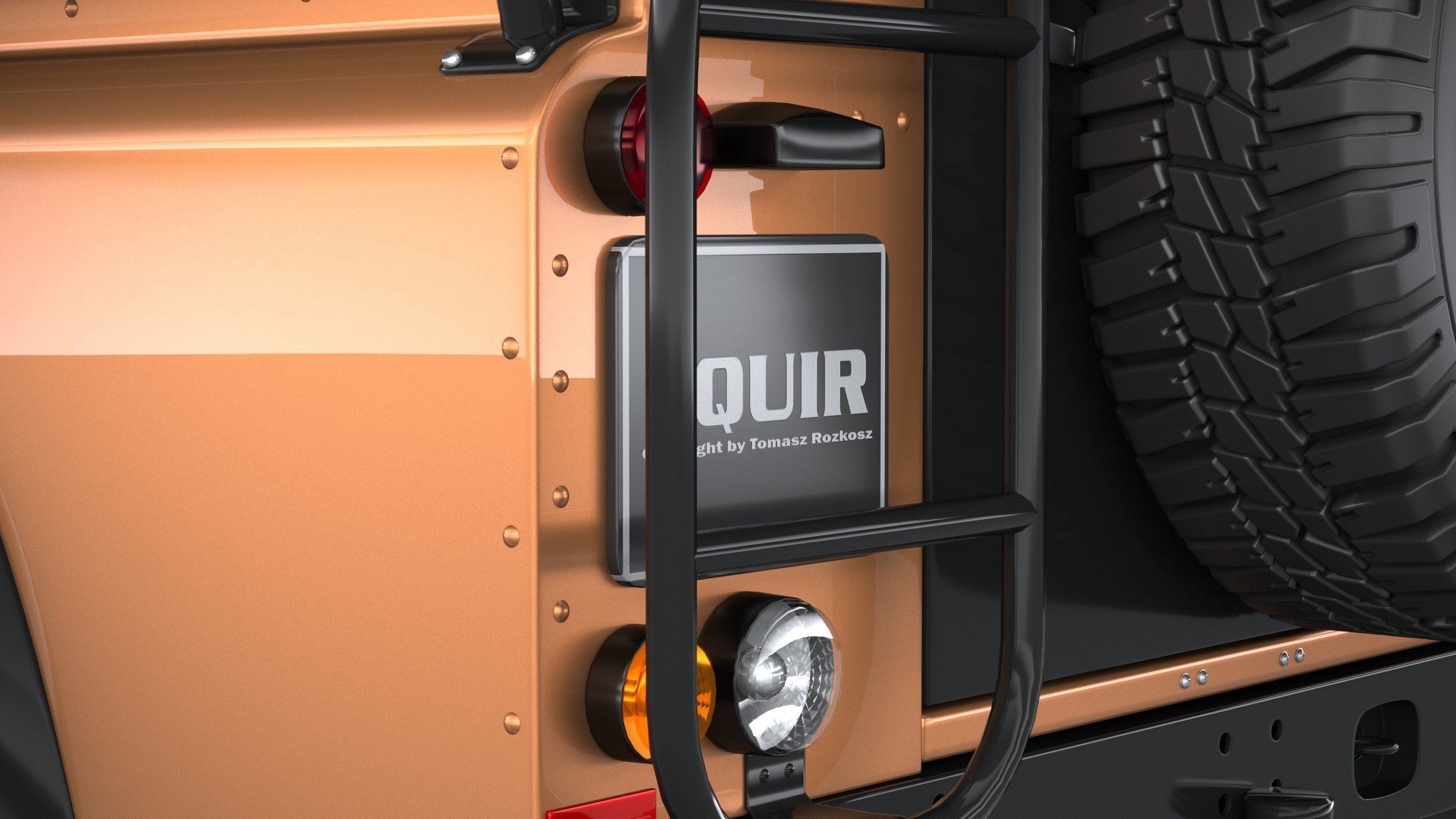 Land Rover Defender Works V8 Trophy 2021 3D model_15